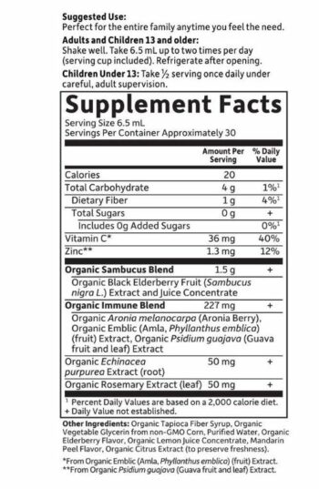 GOL-Mykind-Elderberry-Syrup-195ml-supplement-facts