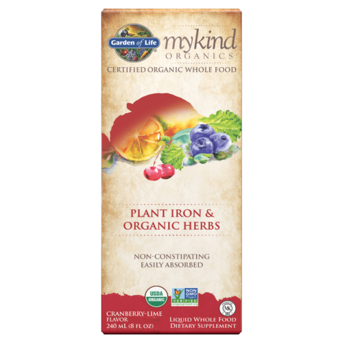 Garden of life, Plant iron, Organic Herbs, Mykind organics, Rebekahs Health and Nutrition